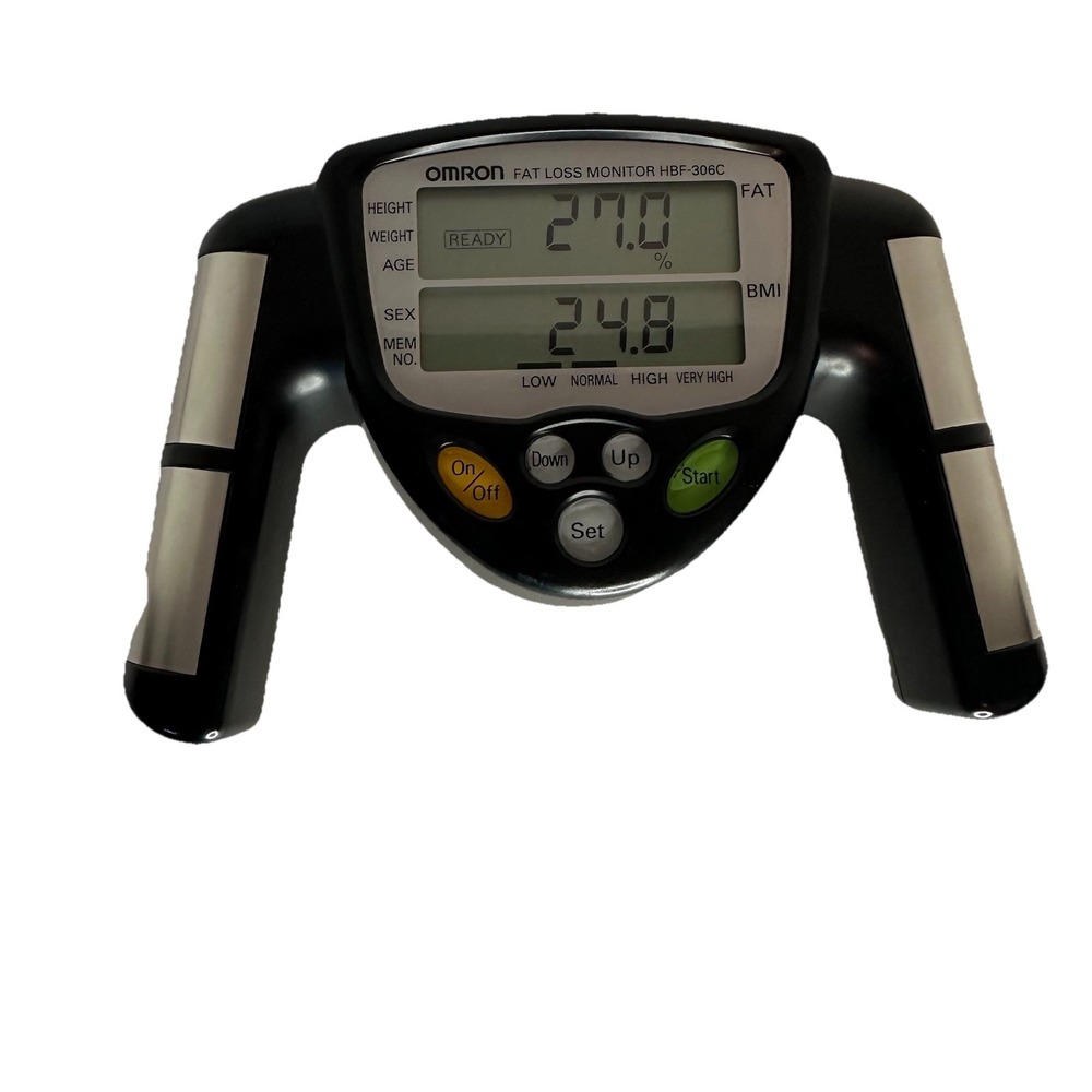 OMRON Black and Silver Fat Loss Body Monitor HBF-306C